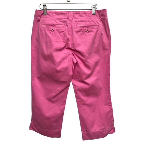 💎 Lilly Pulitzer Palm Beach Fit Cropped Pants Pink - Picture 2 of 7